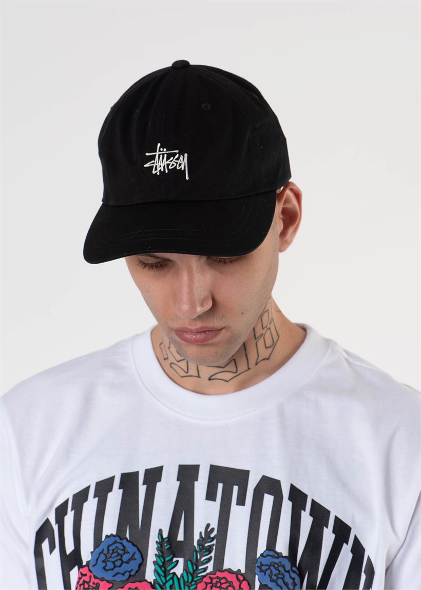 Stussy low pro cap hot sale black